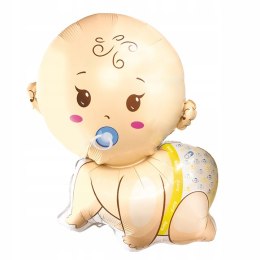 Balon foliowy XL BOBAS chłopiec baby shower ROCZEK