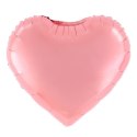 Balon foliowy serce róż duży urodziny ślub 45cm
