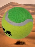 Piłka tenisowa dla psa zabawka piszcząca twarda 6 cm zielona