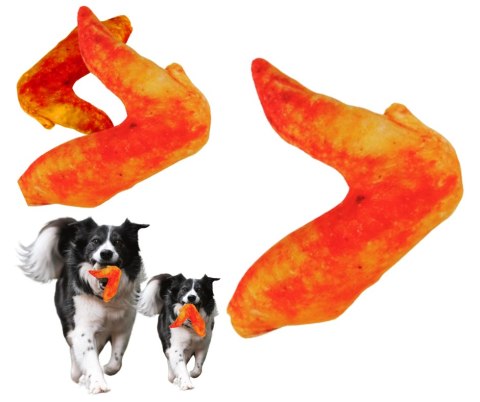 Kurczak zabawka dla psa piszcząca pluszowa skrzydło z grilla 10/12 cm nowinka