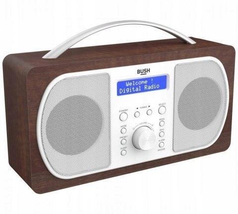 RADIO DAB FM DREWNIANE LCD ALARM - BUSH